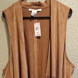 New. American Rag Camel Vest